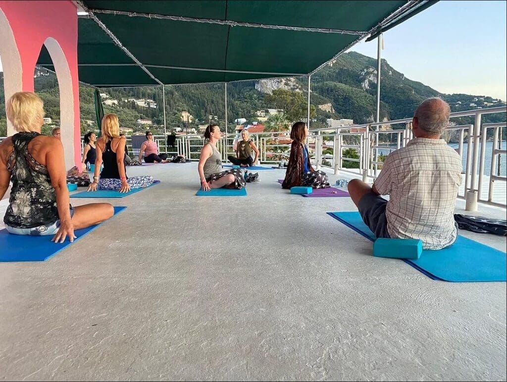Yoga haven in Corfu | Imagine Greece Retreats yoga shala